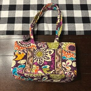 Vera Bradley Little Mandy Tote in “Plum Crazy”